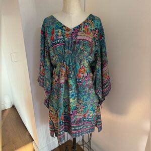 Kanha Bohemian Women's dress free size